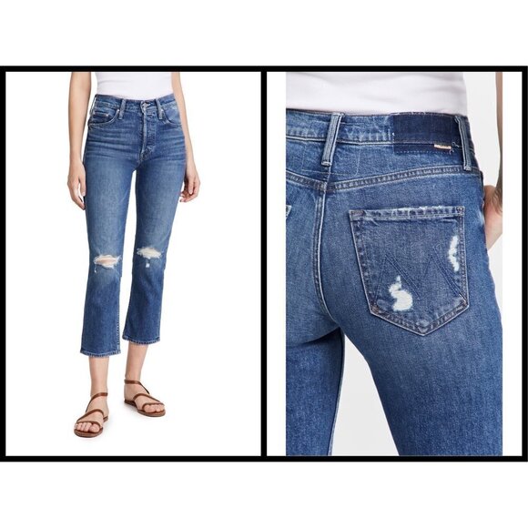 💕MOTHER SUPERIOR💕 Tomcat Jeans Playing With Scissors Cropped Straight Leg 30 - Picture 7 of 16